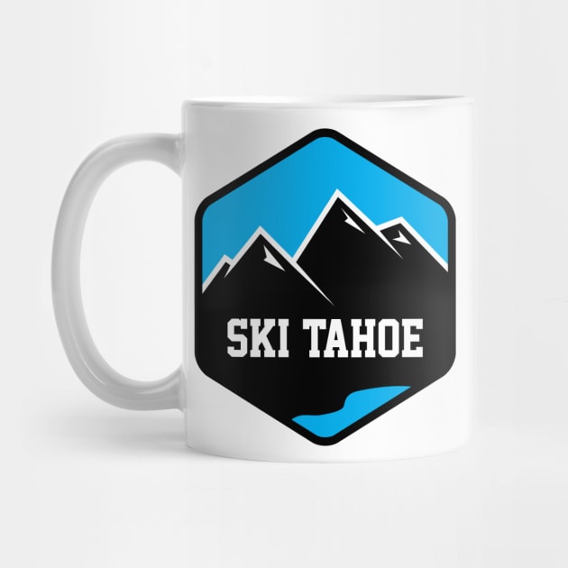 Ski Lake Tahoe Badge by HolidayShirts